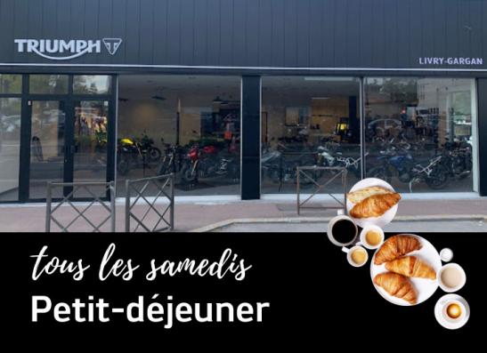 Petit-déjeuner offert pour les clients Triumph !